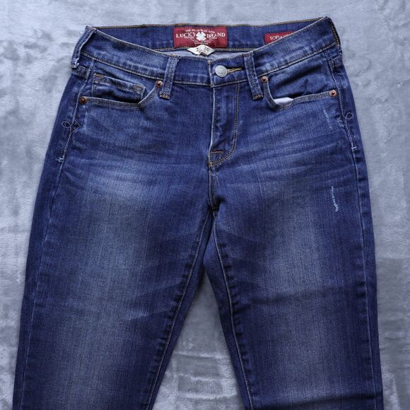 Lucky Brand Dark Blue Straight Leg Jeans - Picture 13 of 16